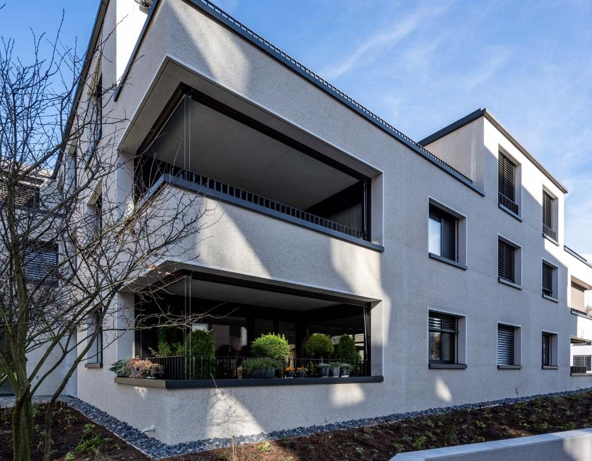 Mehrfamilienhaus mit grossen Loggien